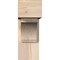 Ekena Millwork Imperial Block Smooth Bracket w/ Offset Brace, Douglas Fir, 7 1/2"W x 20"D x 20"H BKT0806X20X20IMP05SDF - alternate 2